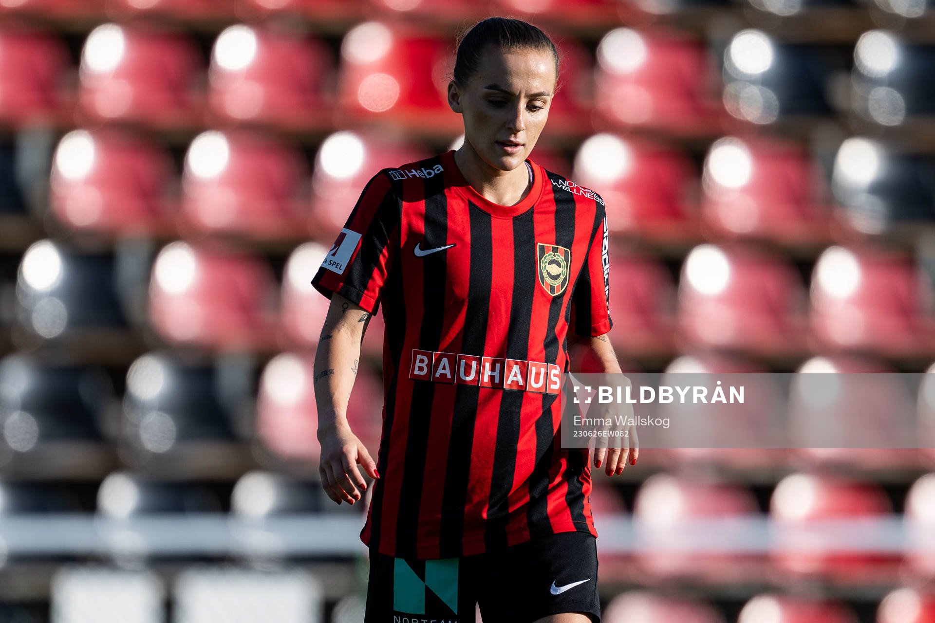 Brommapojkarnas Filippa Wallén deppar