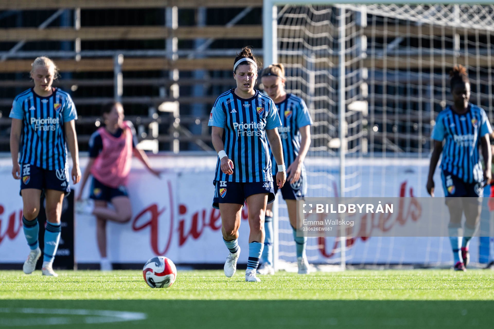 Djurgårdens Hayley Dowd deppar