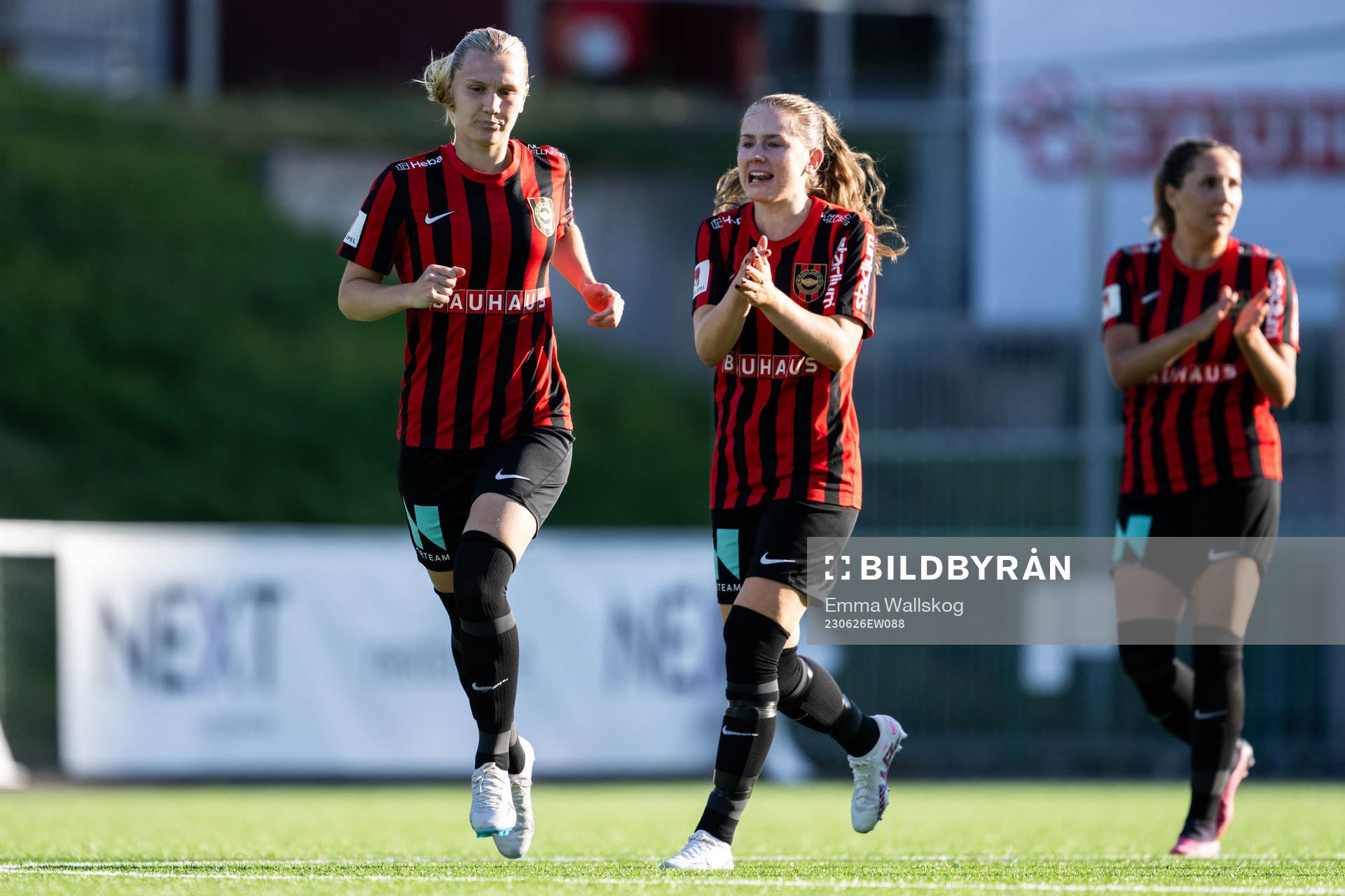 Brommapojkarnas Ida Bengtsson jublar