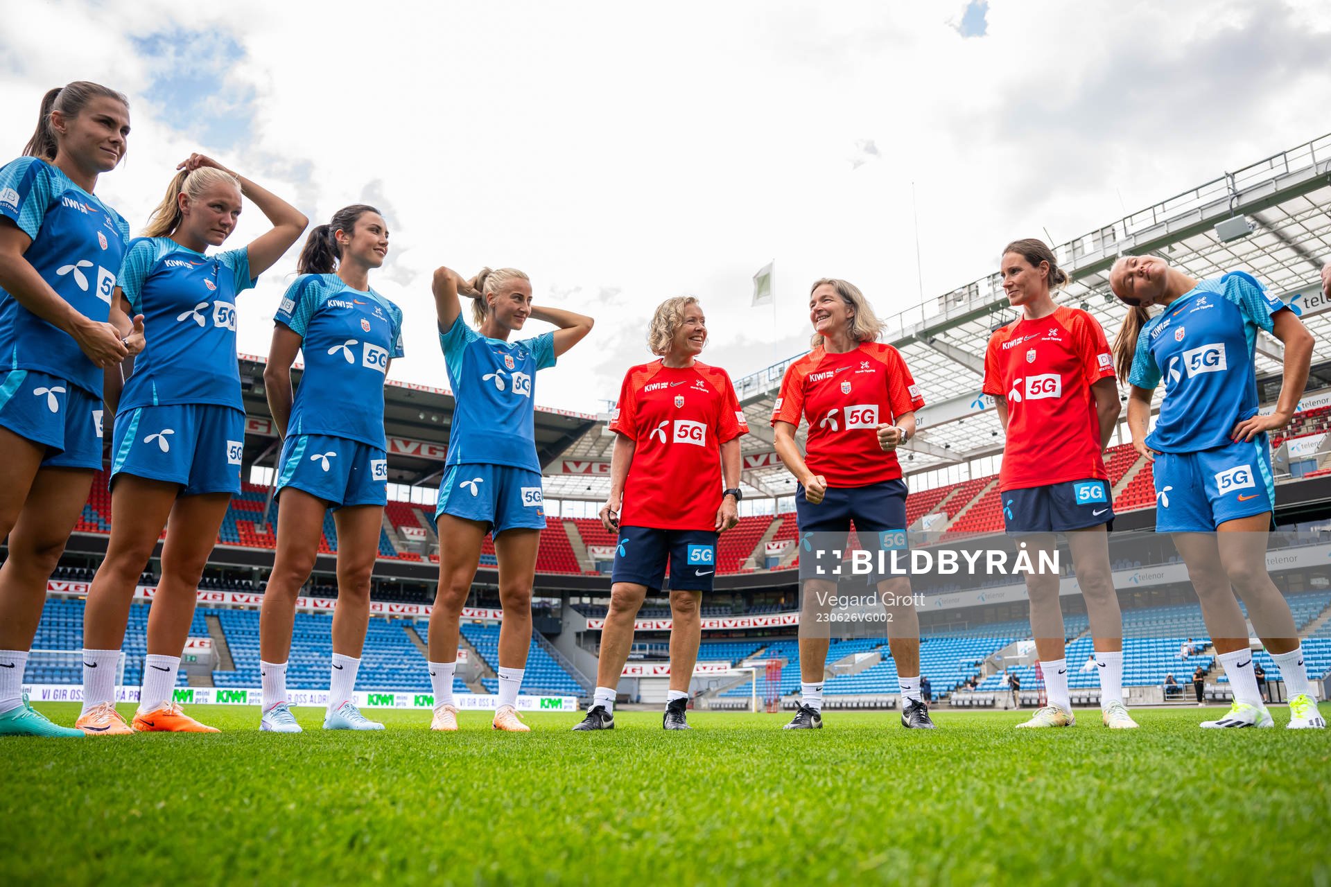 Hege Riise, head coach of the Norwegian women's national