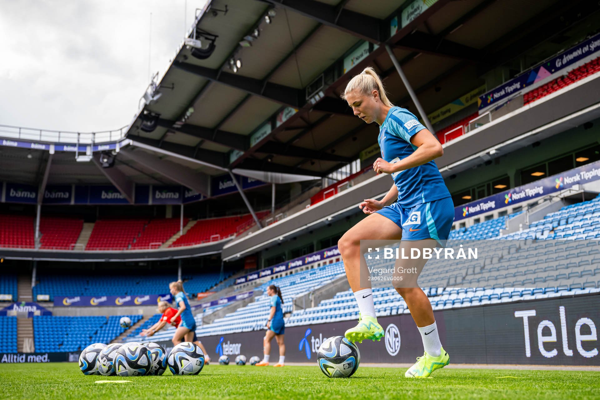 Sophie Román Haug of the Norwegian women's national