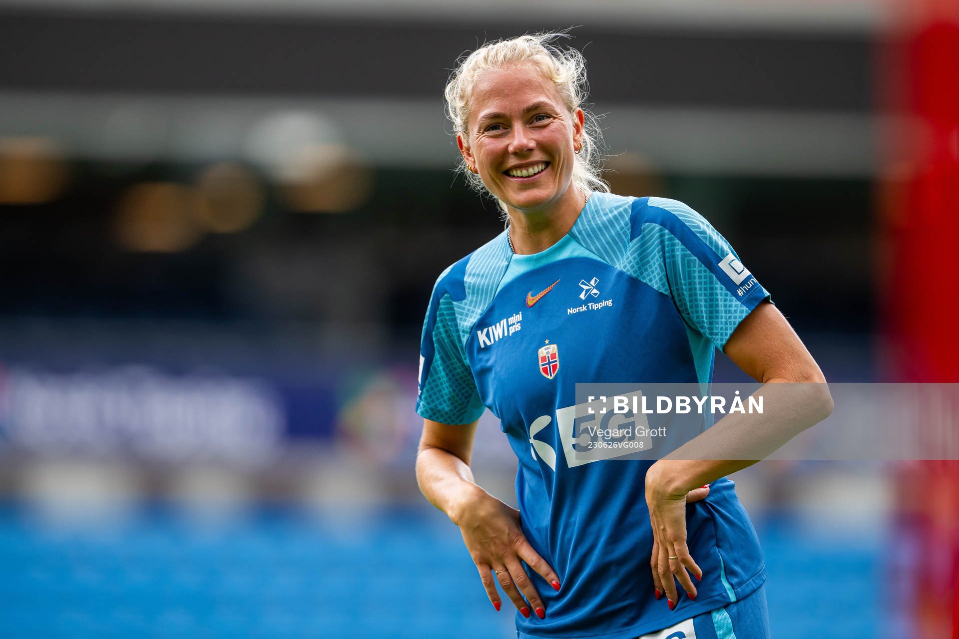 Guro Bergsvand of the Norwegian women's national football