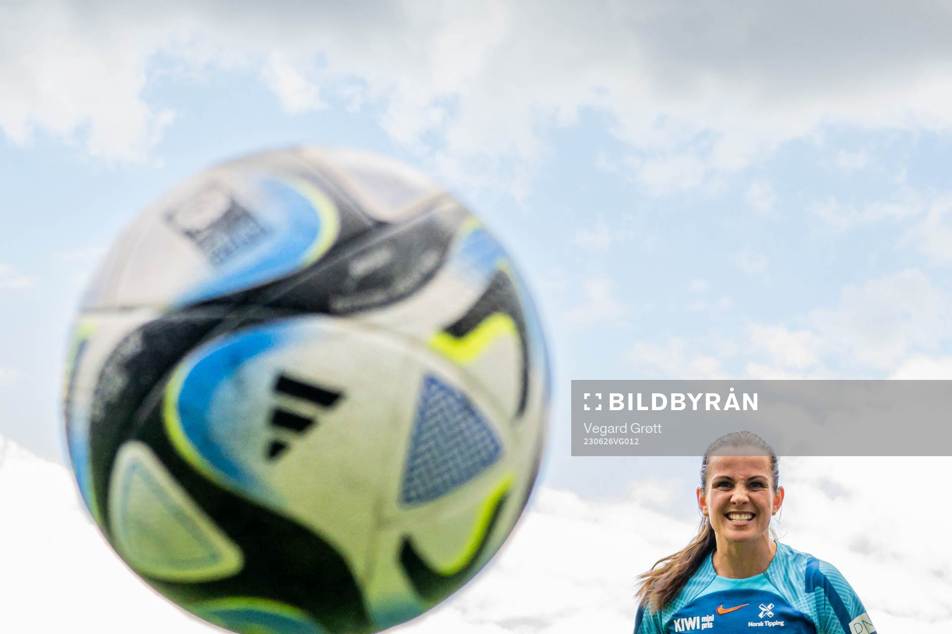 Tuva Hansen of the Norwegian women's national football team