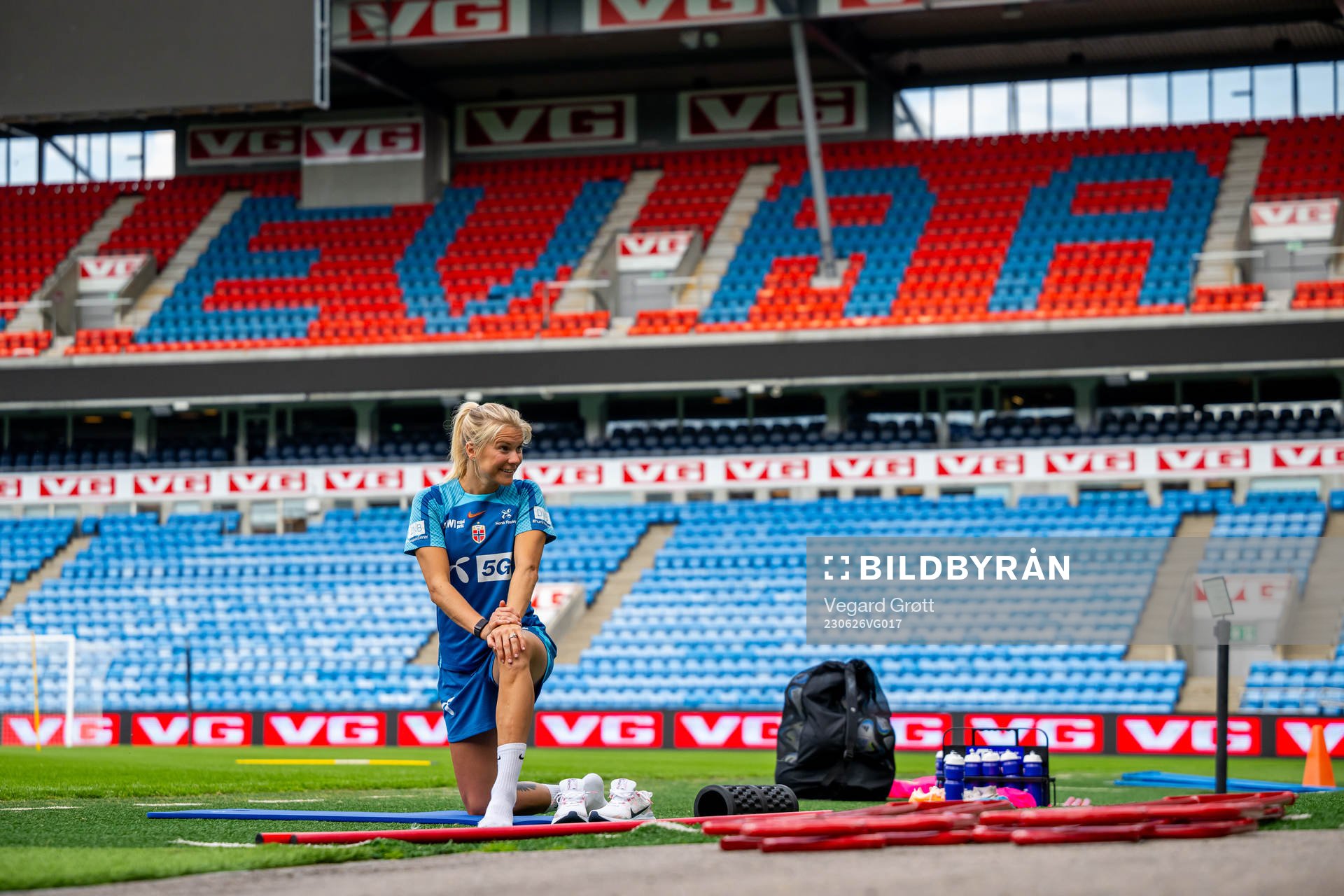 Ada Hegerberg of the Norwegian women's national football