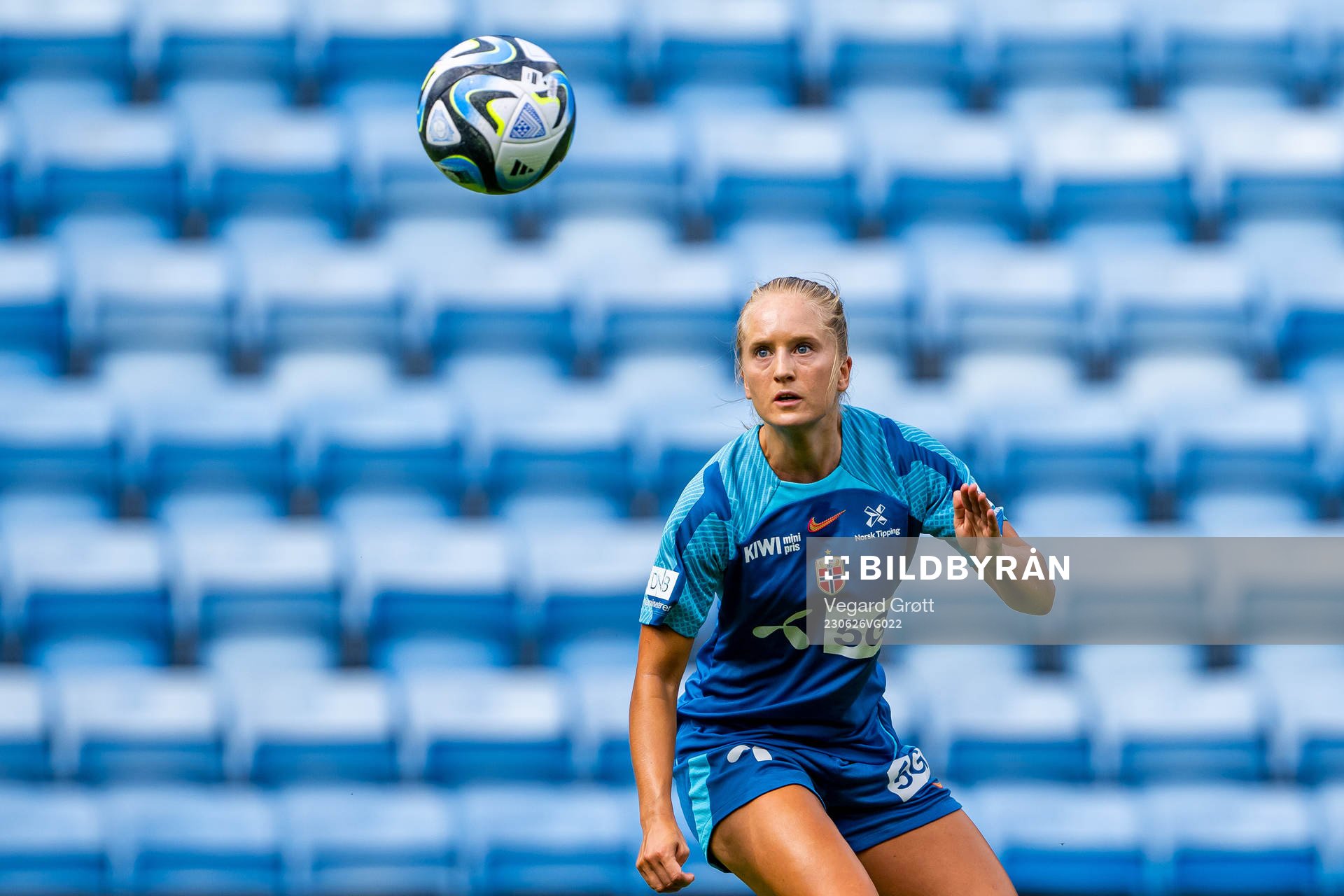Amalie Eikeland of the Norwegian women's national football