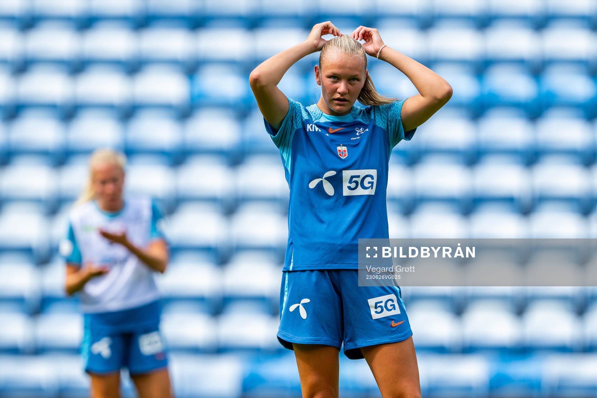 Frida Maanum of the Norwegian women's national football team