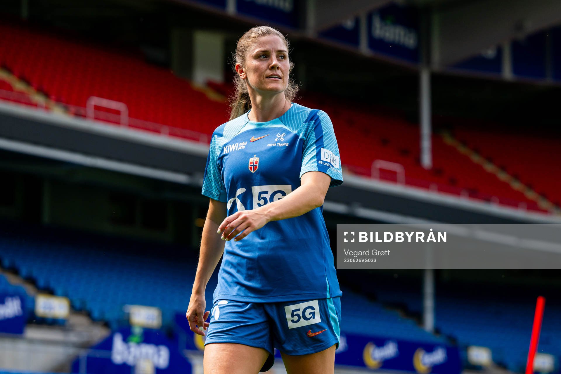 Maren Mjelde of the Norwegian women's national football team