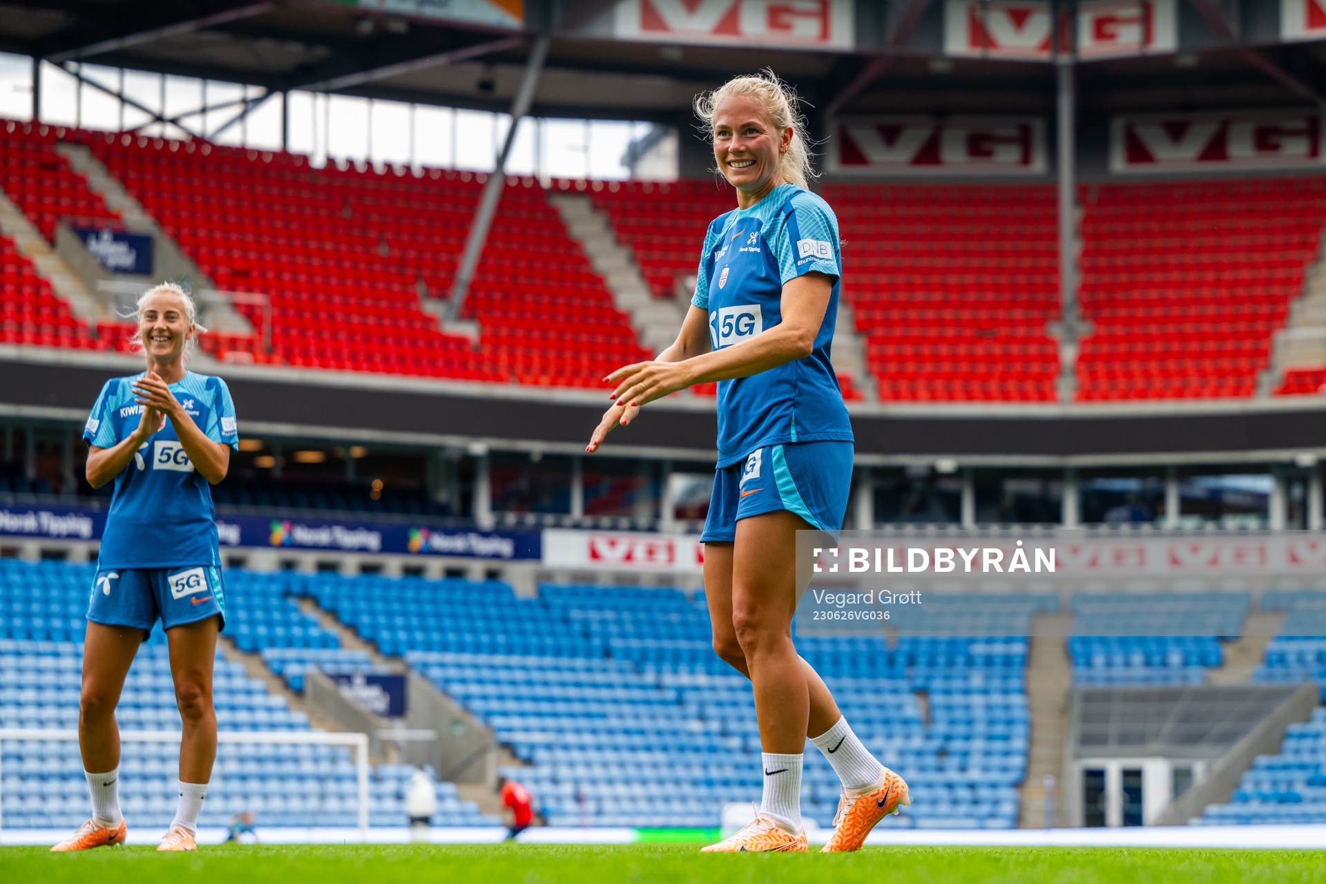 Guro Bergsvand of the Norwegian women's national football