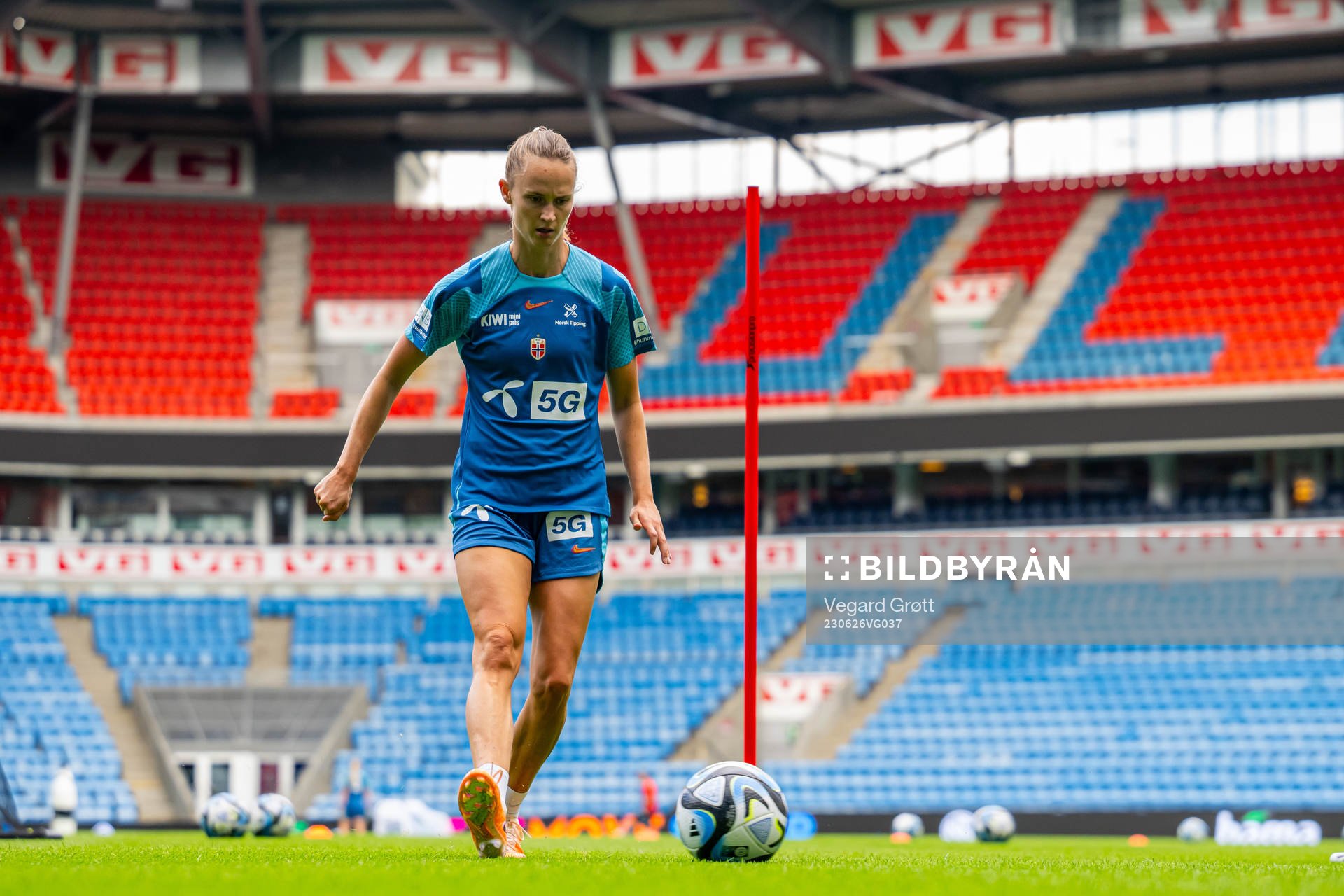 Caroline Graham Hansen of the Norwegian women's national