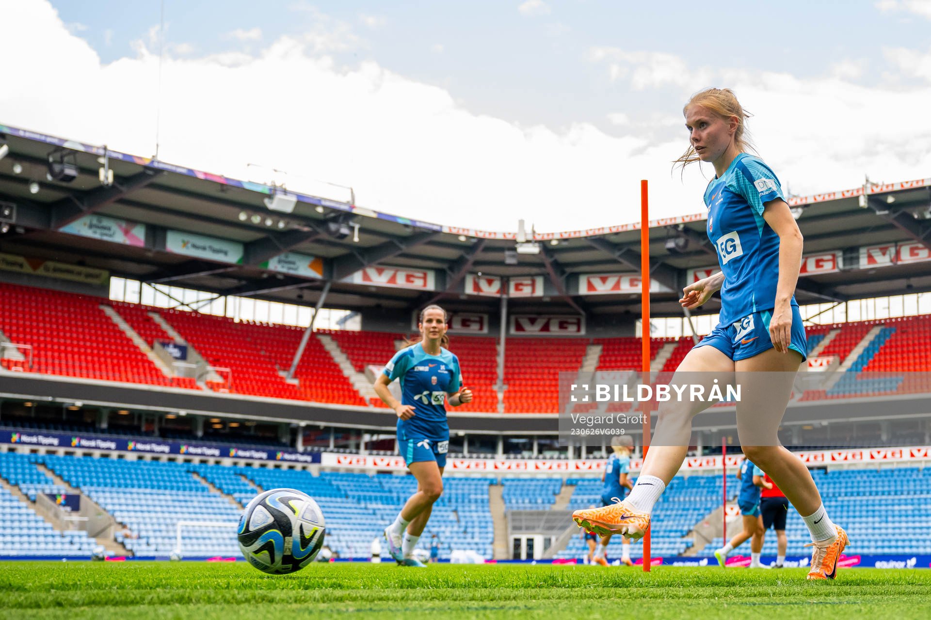 Malin Brenn of the Norwegian women's national football team