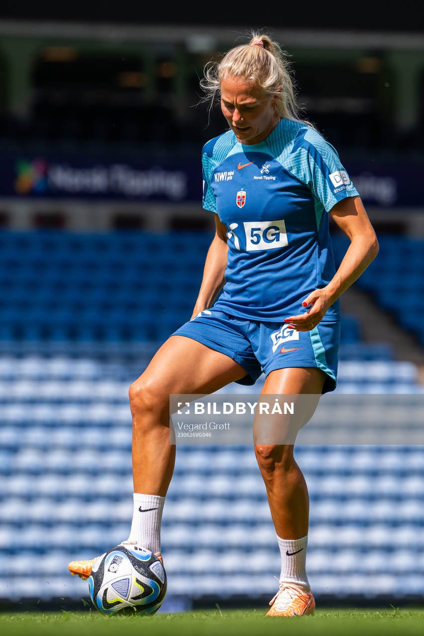 Guro Bergsvand of the Norwegian women's national football