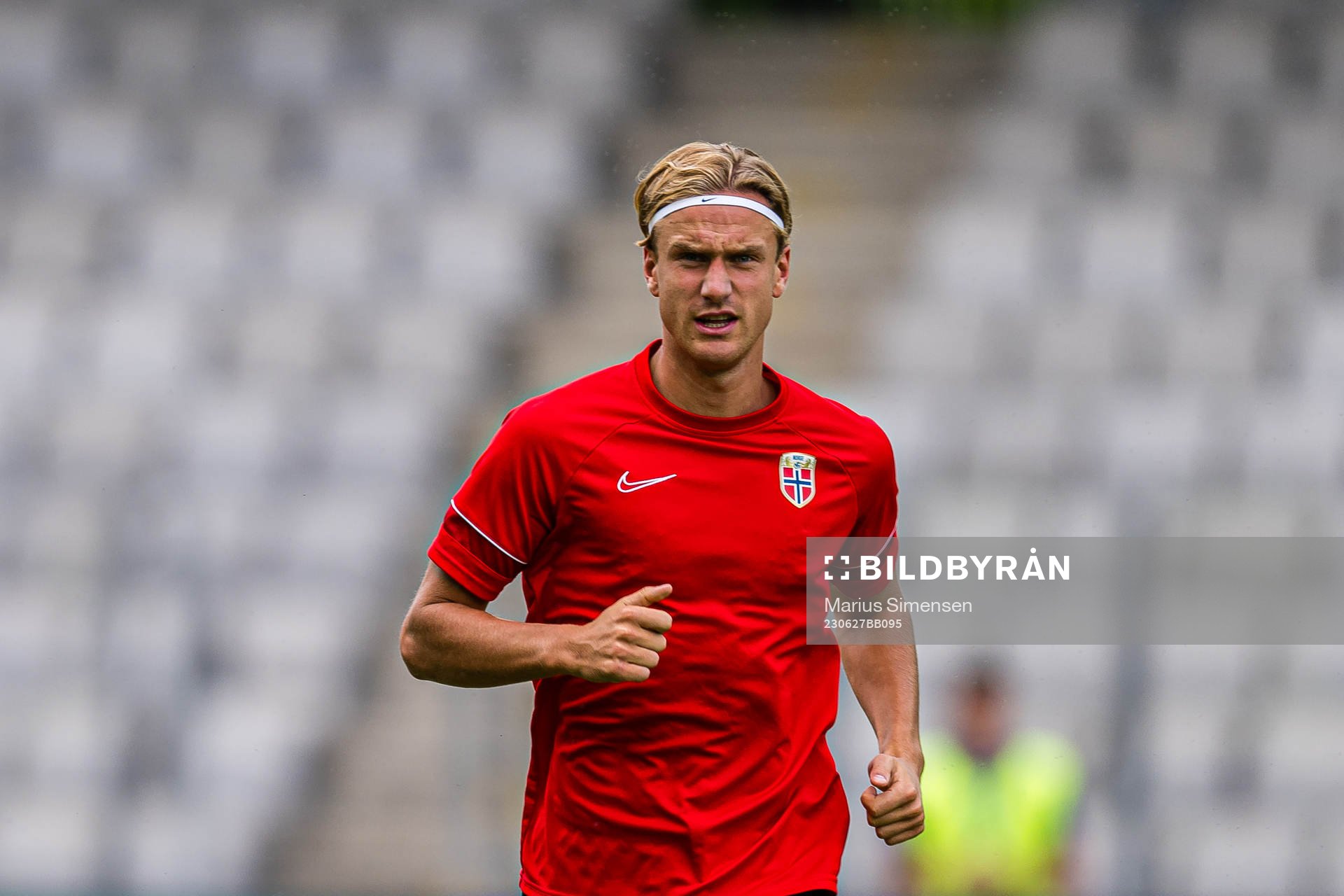 Erik Botheim of the Norwegian under-21 national football