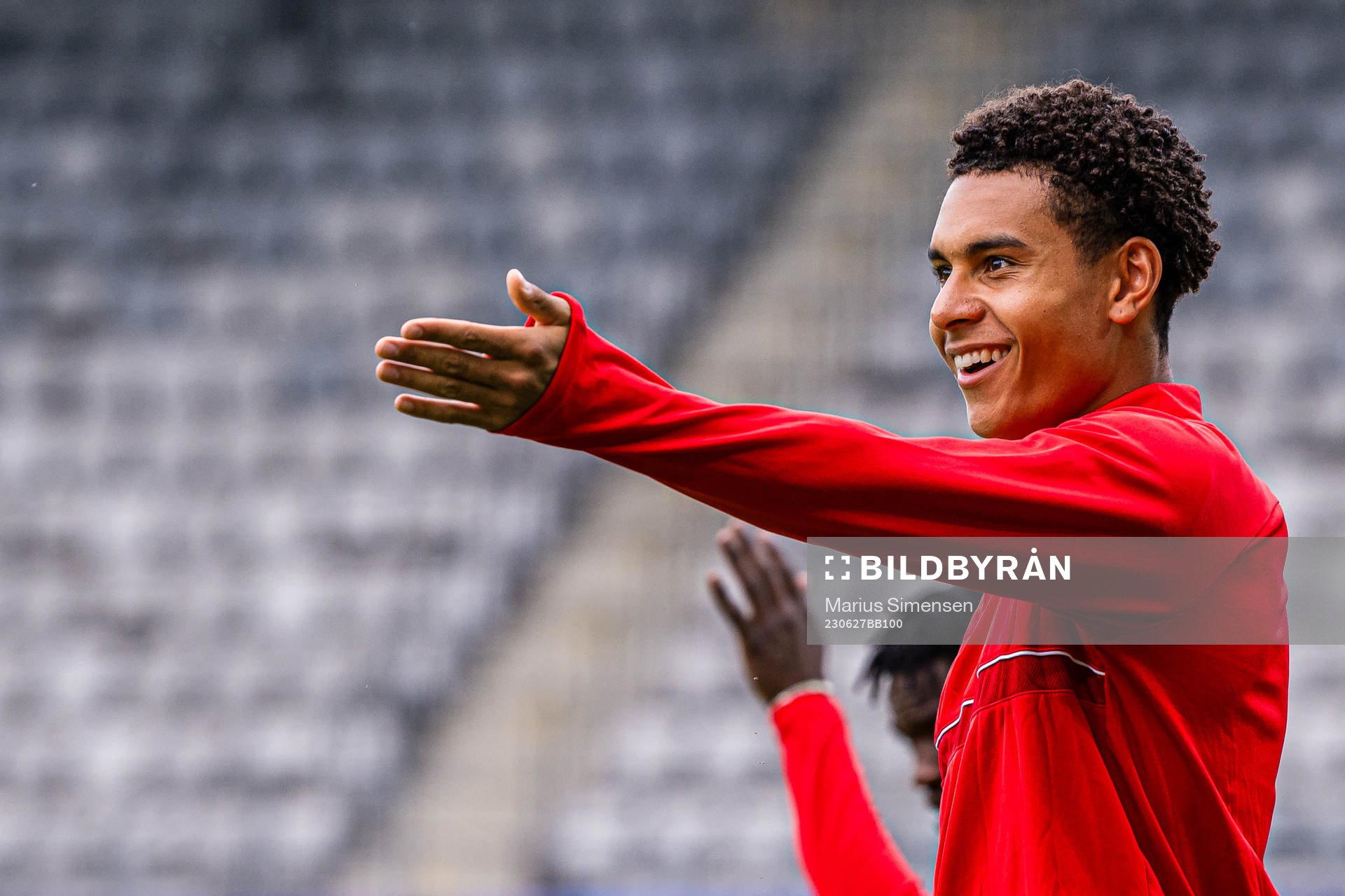 Antonio Nusa of the Norwegian under-21 national football