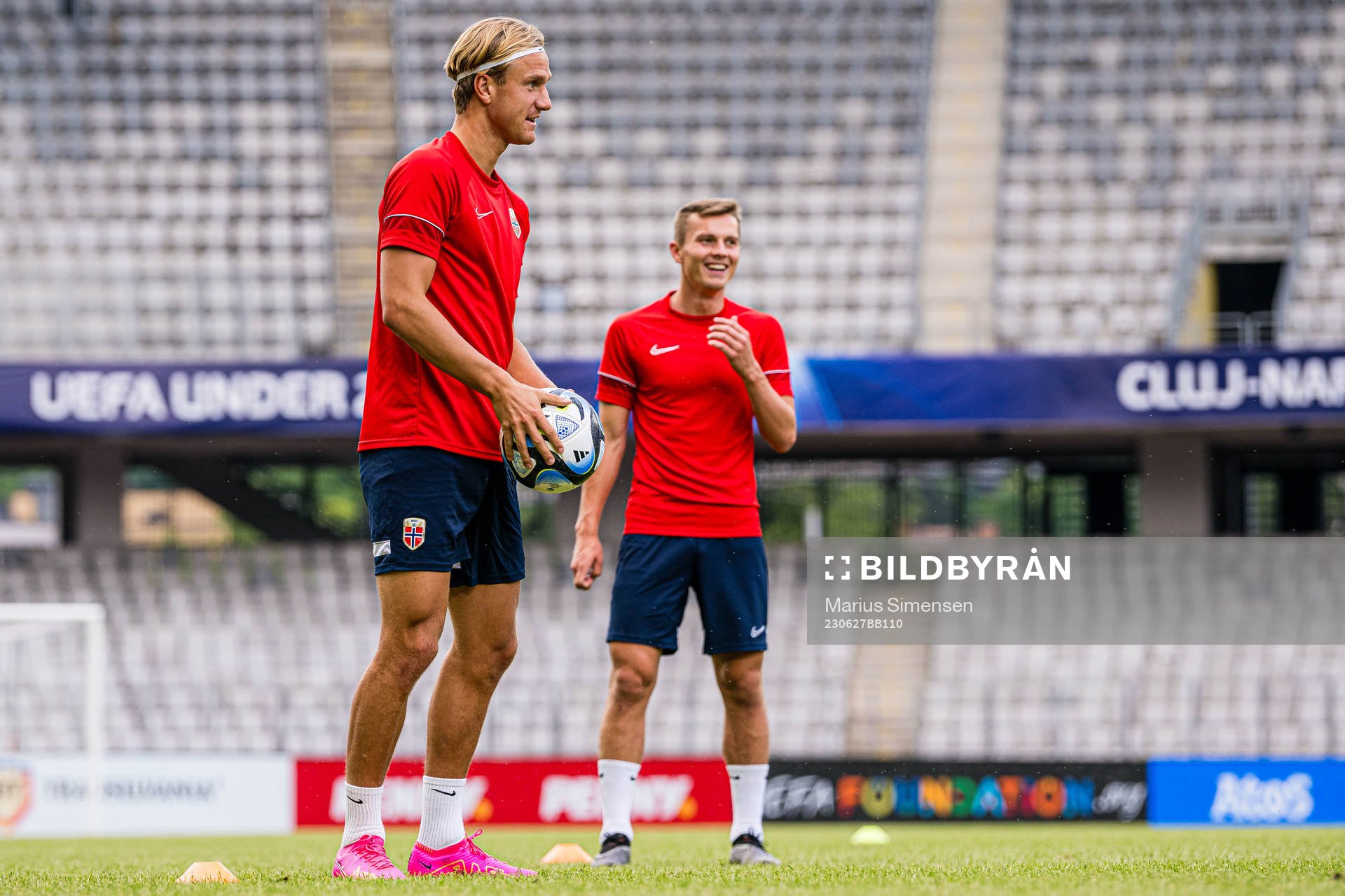 Erik Botheim of the Norwegian under-21 national football
