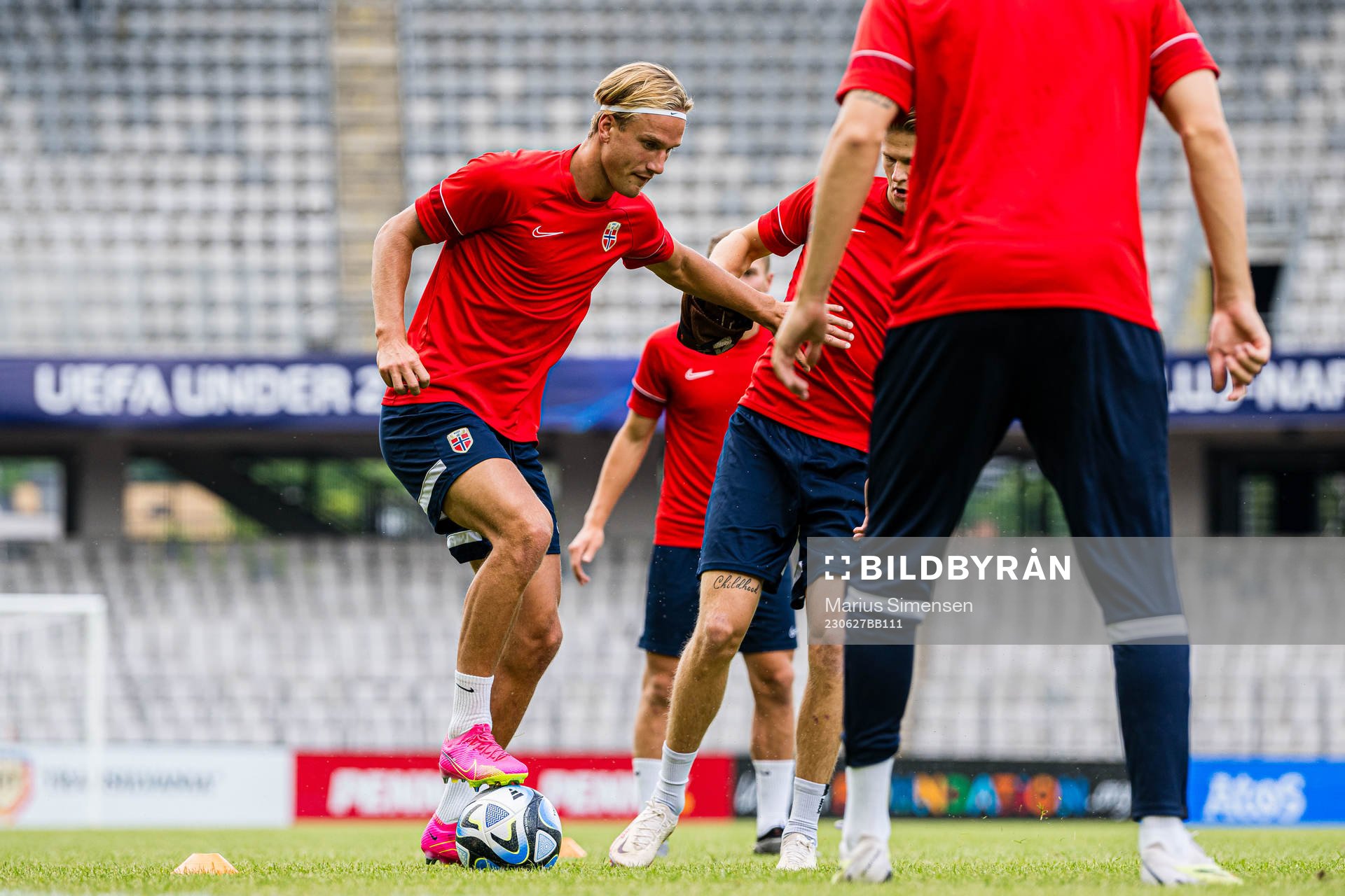Erik Botheim of the Norwegian under-21 national football
