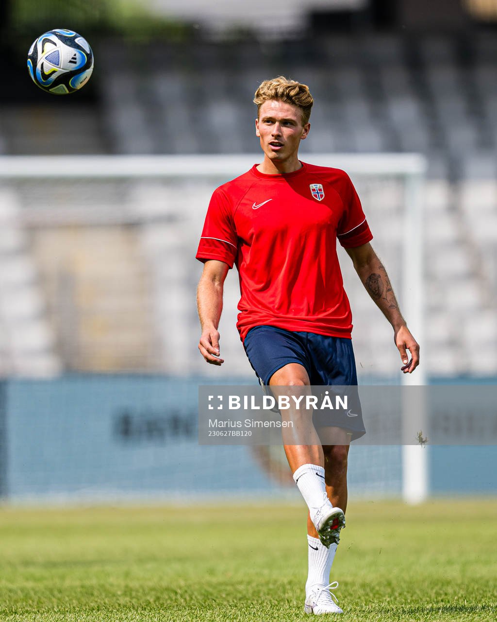 Sebastian Sebulonsen of the Norwegian under-21 national