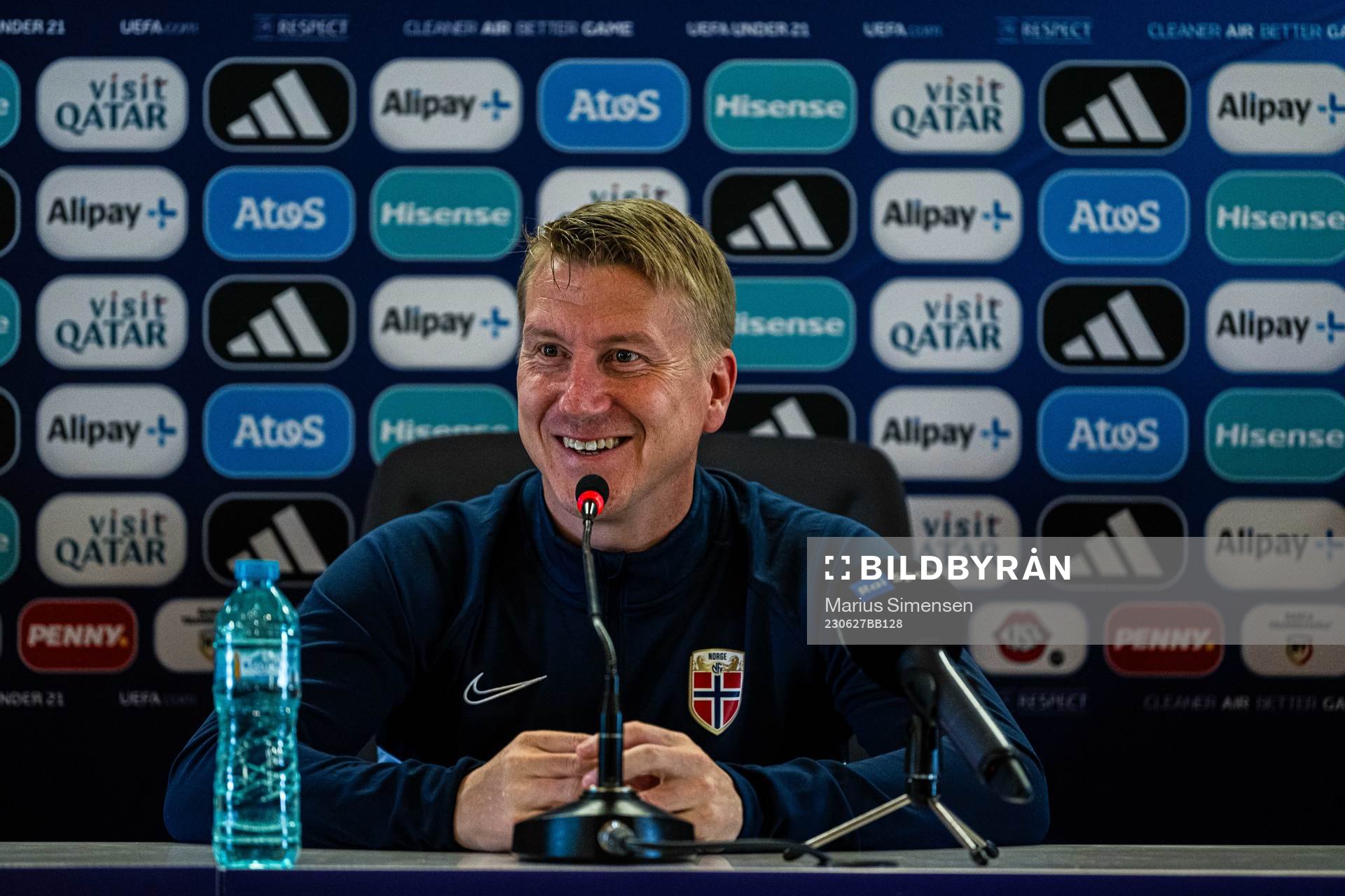 Leif Gunnar Smerud, head coach of the Norwegian under-21