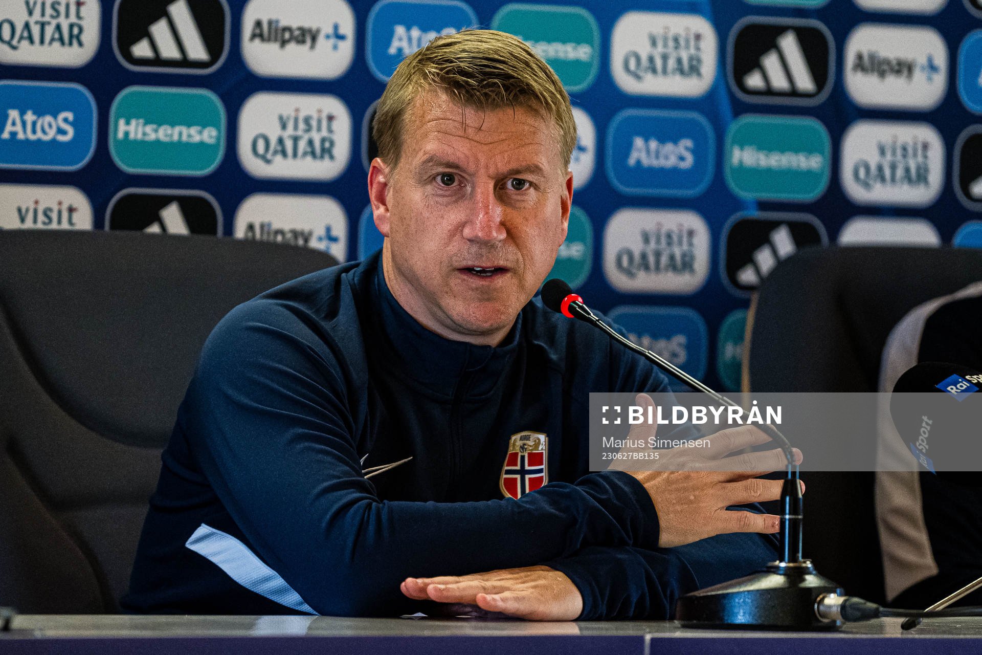 Leif Gunnar Smerud, head coach of the Norwegian under-21
