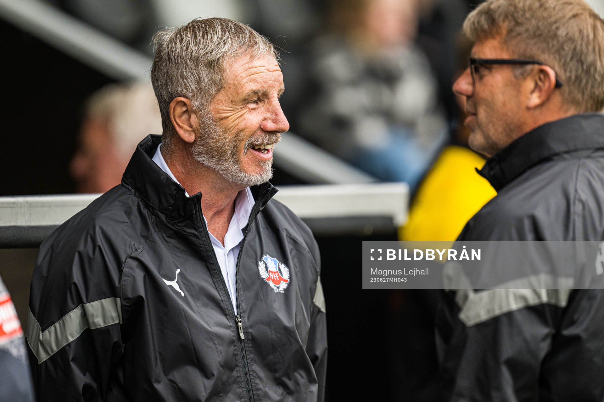Helsingborgs tränare Stuart Baxter jublar