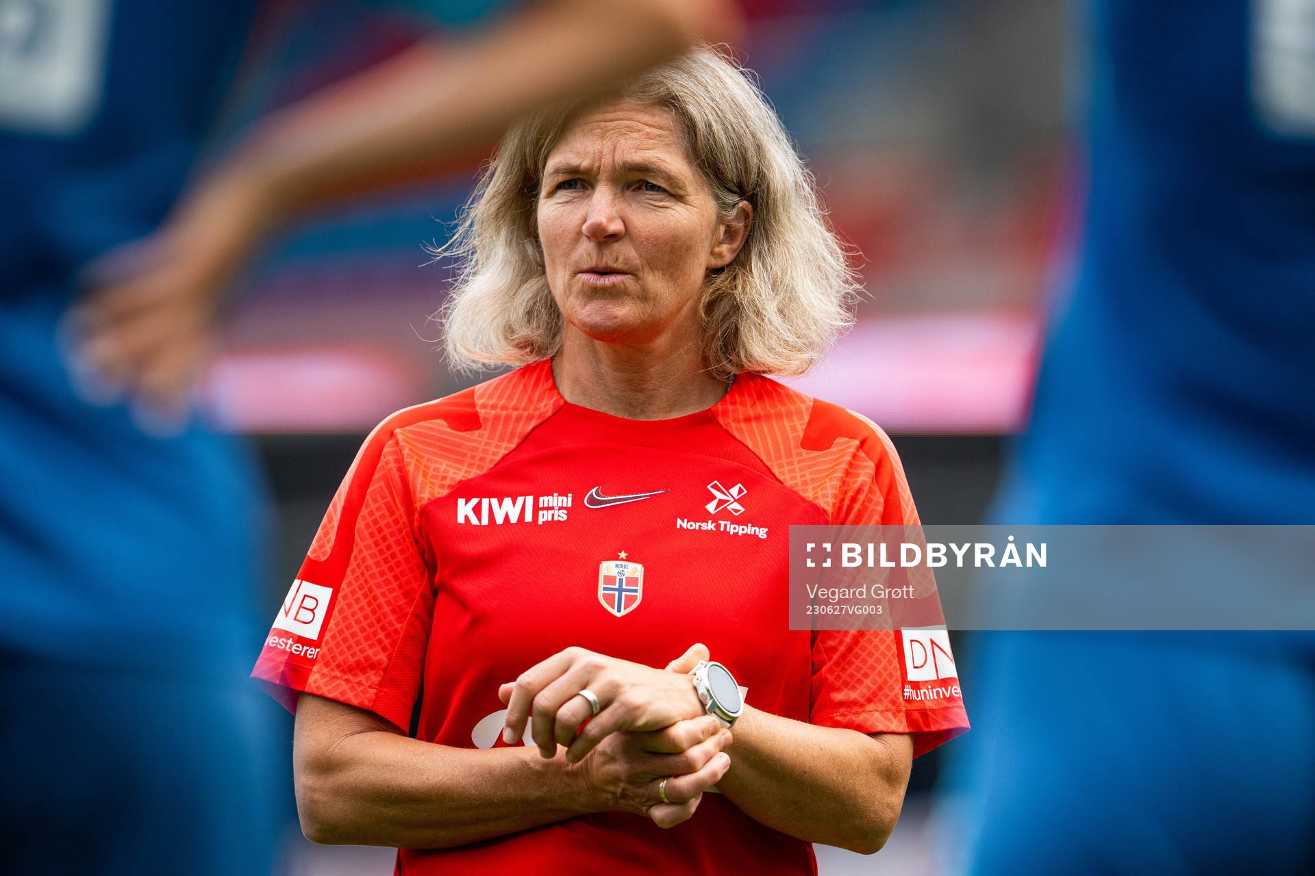 Hege Riise, head coach of the Norwegian women's national