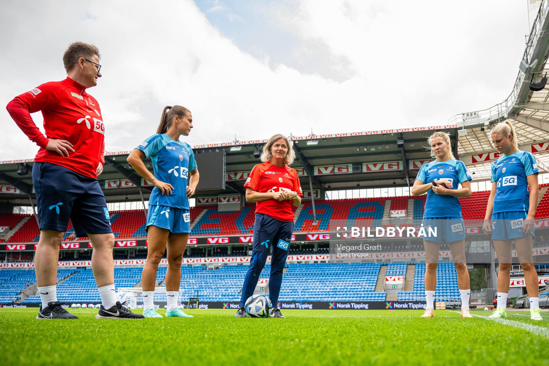 Assistant coach Monica Knudsen, Emilie Bosshard Haavi, head