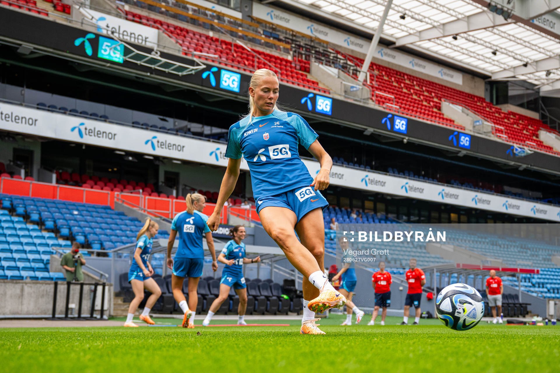 Guro Bergsvand of the Norwegian women's national football