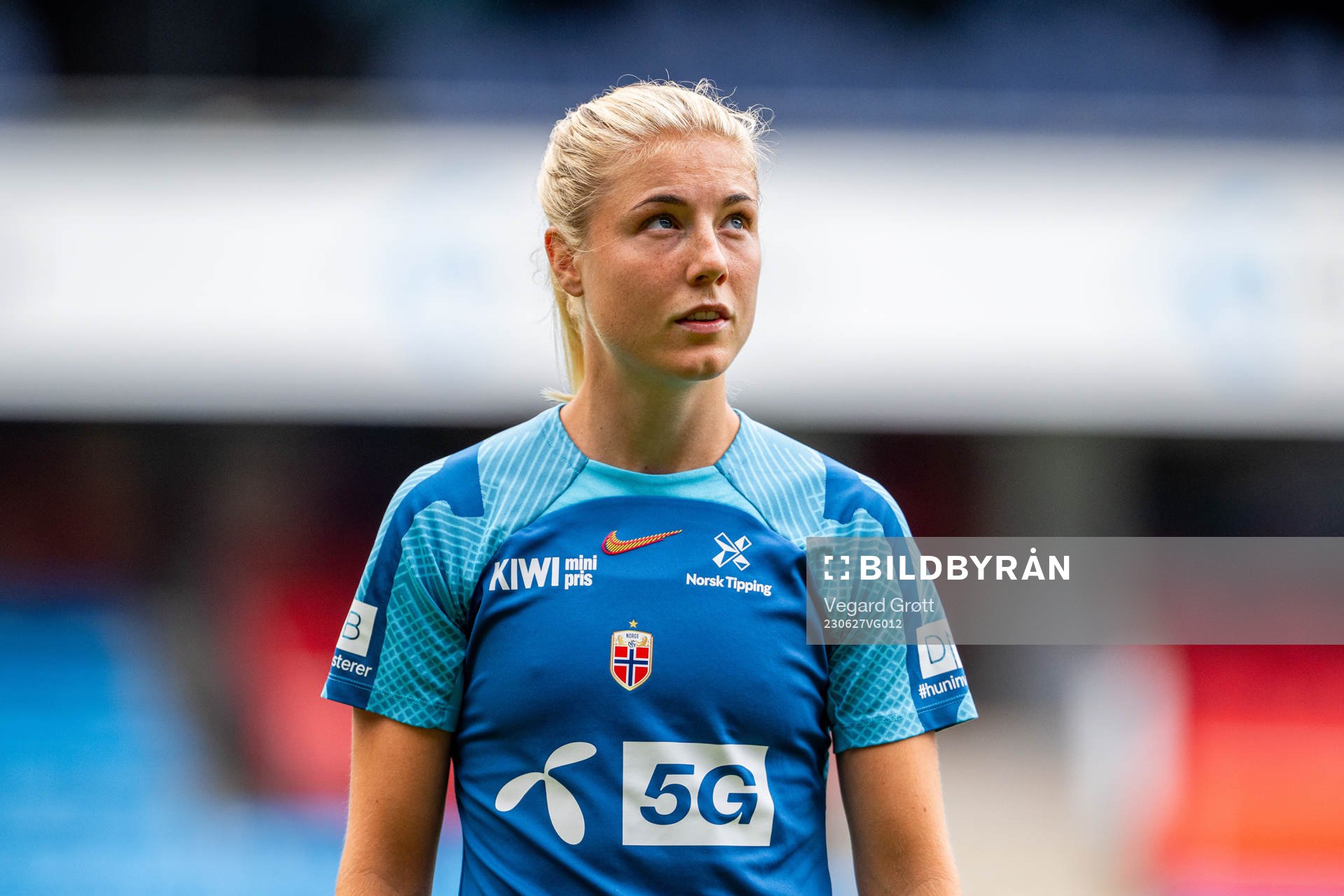 Sophie Román Haug of the Norwegian women's national