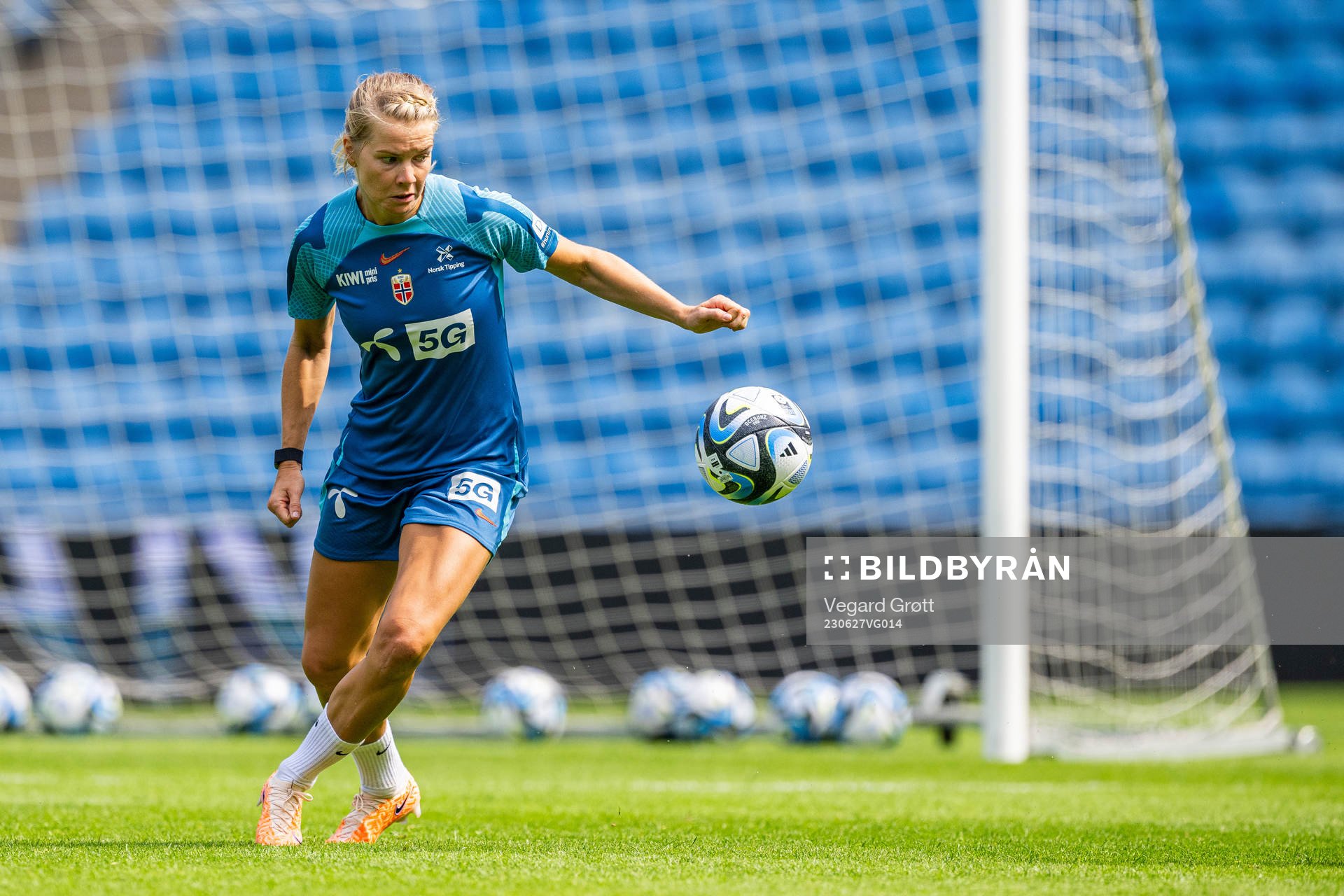 Ada Hegerberg of the Norwegian women's national football