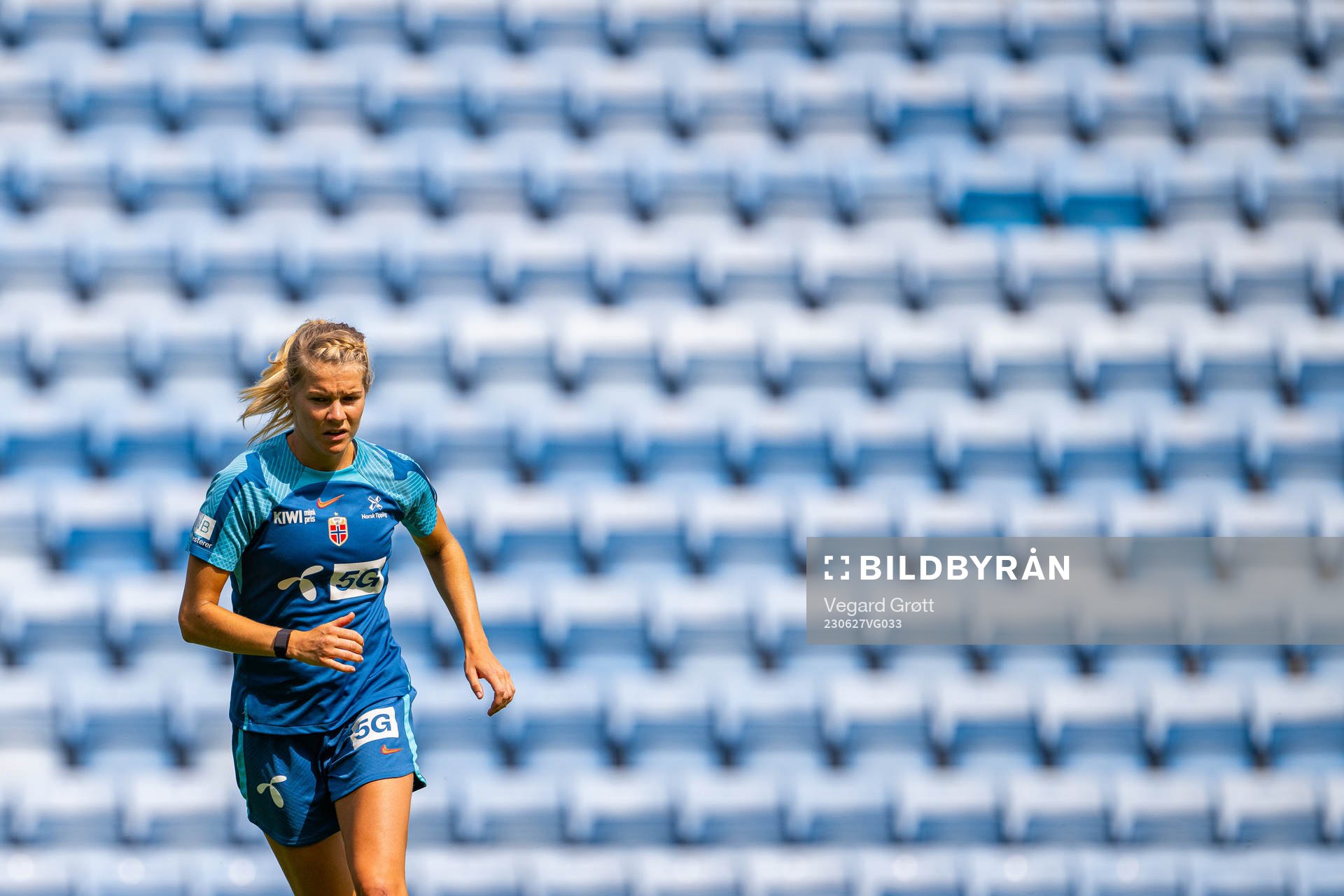 Ada Hegerberg of the Norwegian women's national football