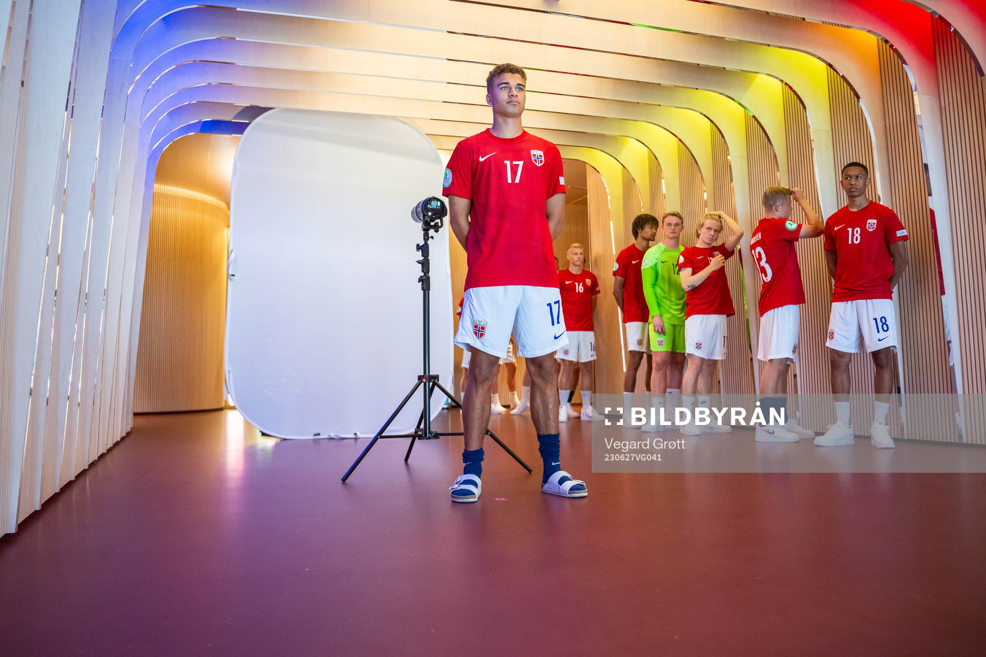Henrik Skogvold of the Norwegian U19 national football team