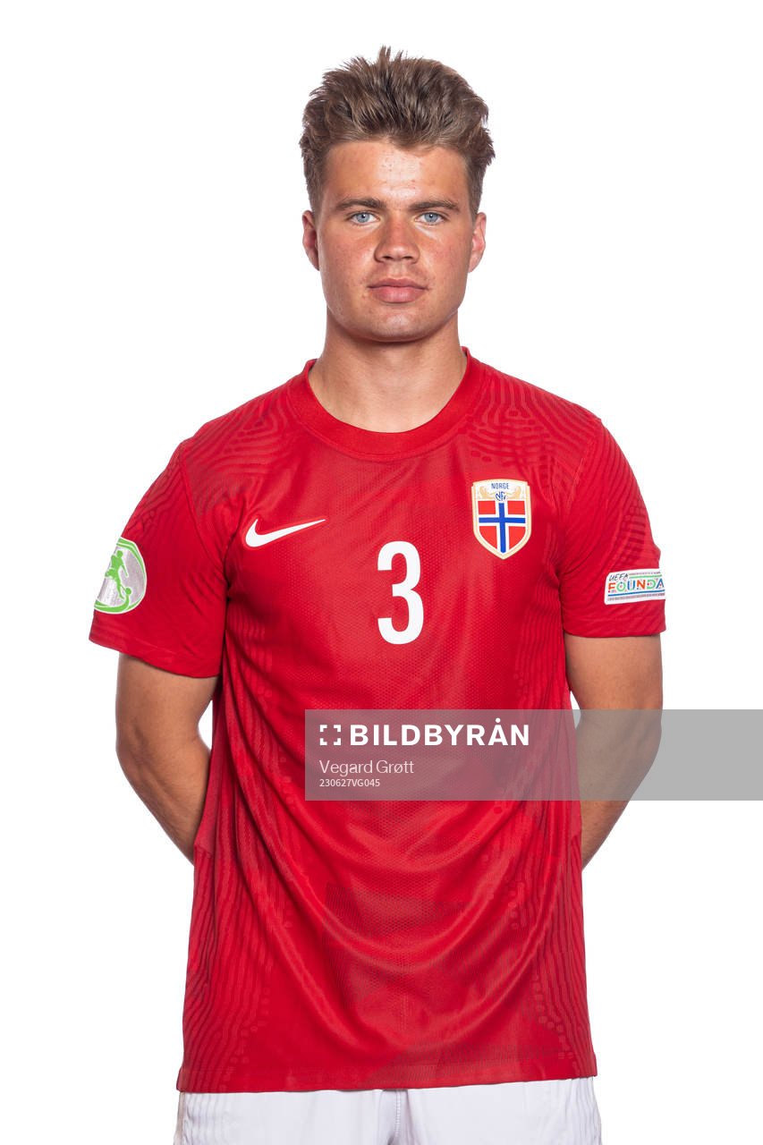 Vetle Walle Egeli of the Norwegian U19 national football