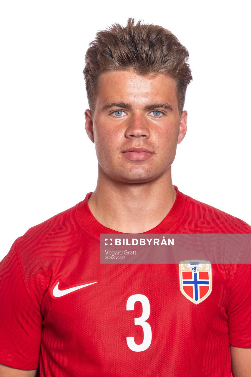 Vetle Walle Egeli of the Norwegian U19 national football