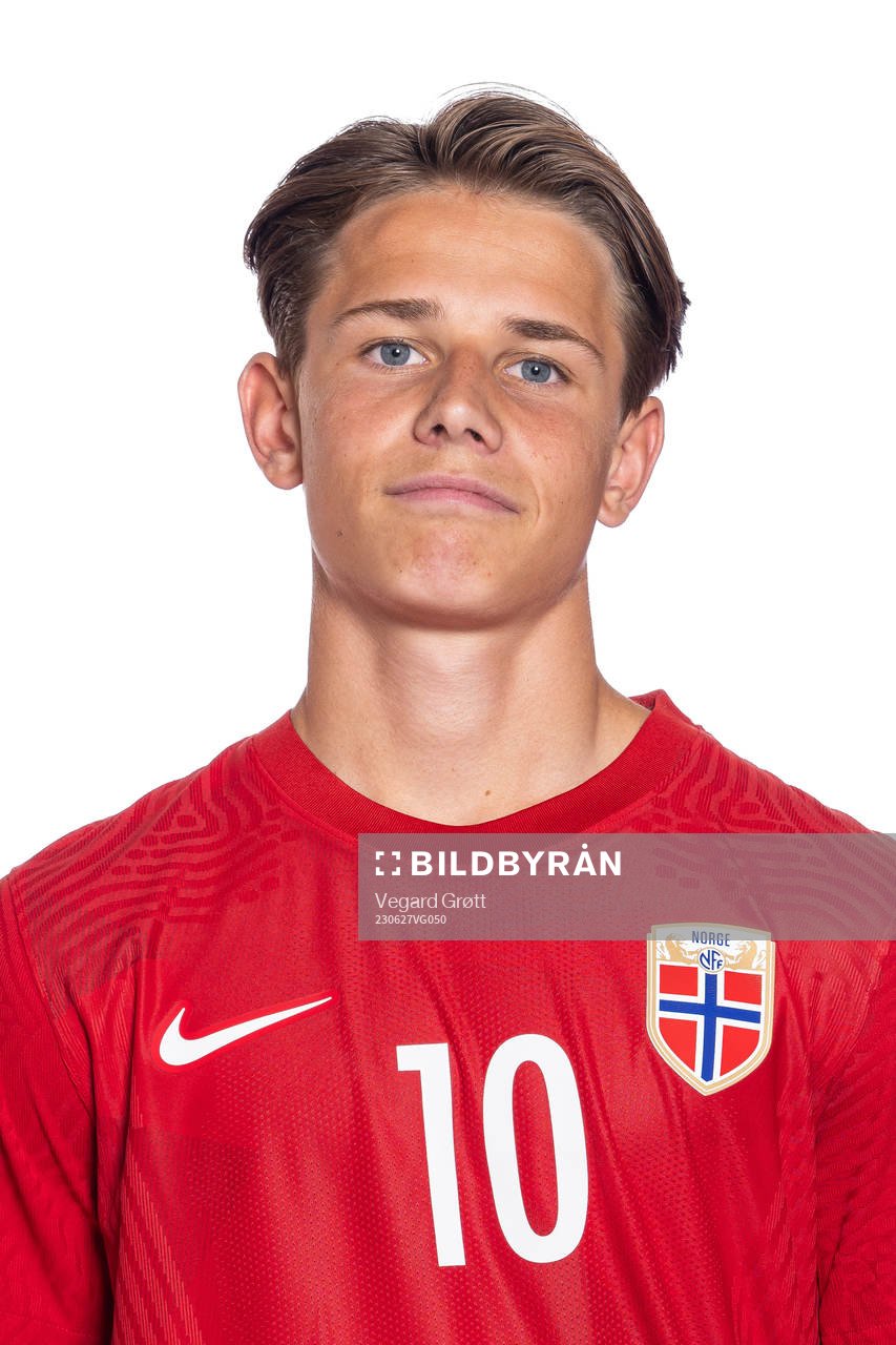 Oliver Braude of the Norwegian U19 national football team