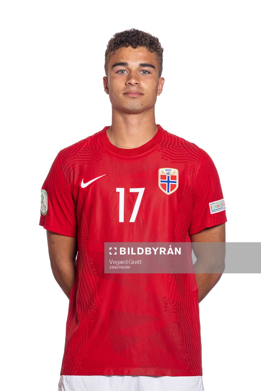 Henrik Skogvold of the Norwegian U19 national football team