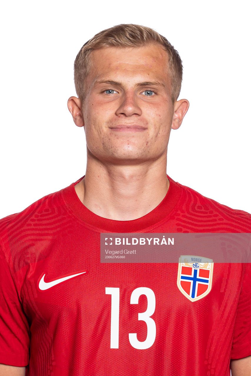 Aleksander Andresen of the Norwegian U19 national football