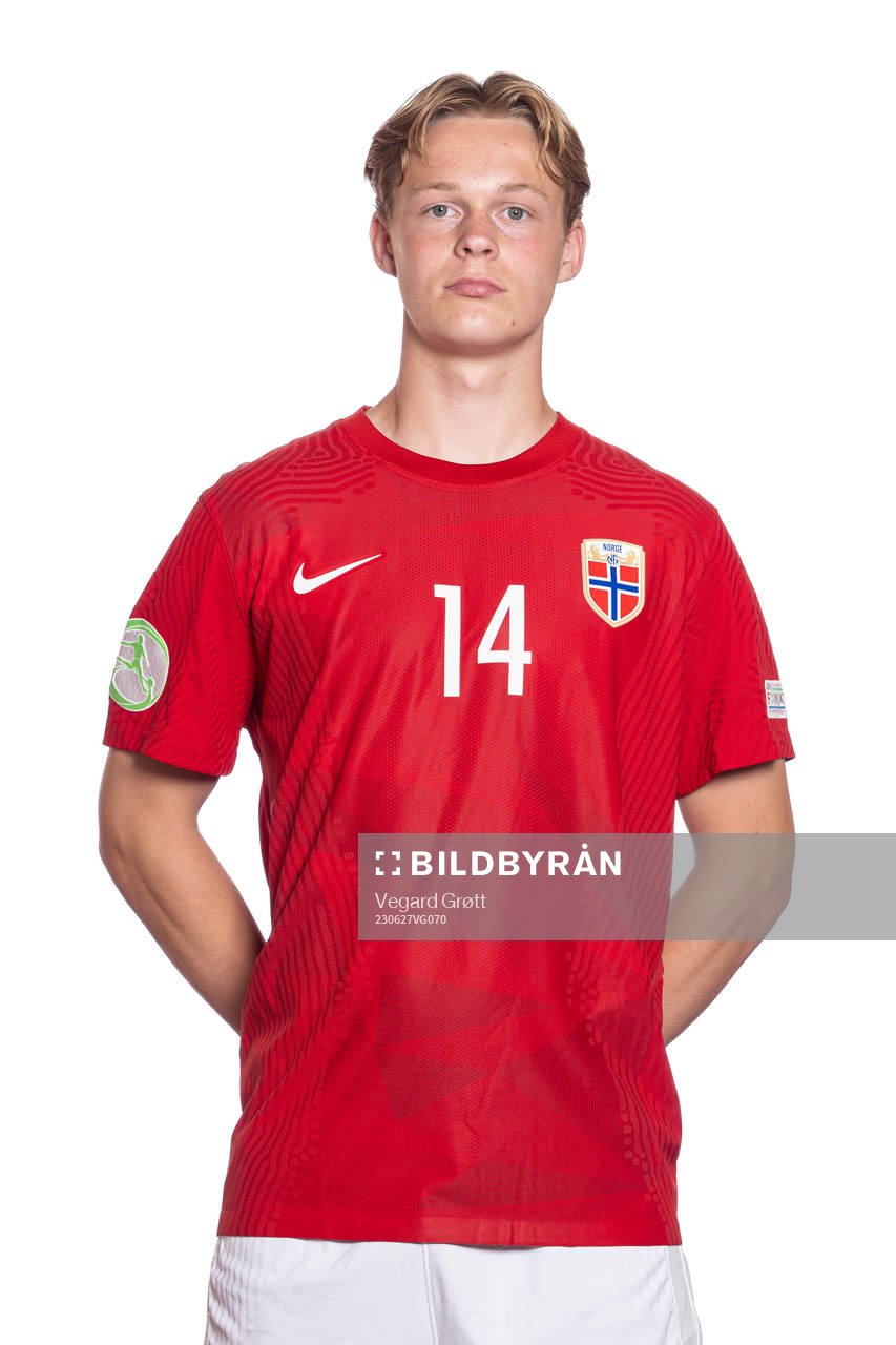 Simen Haram of the Norwegian U19 national football team