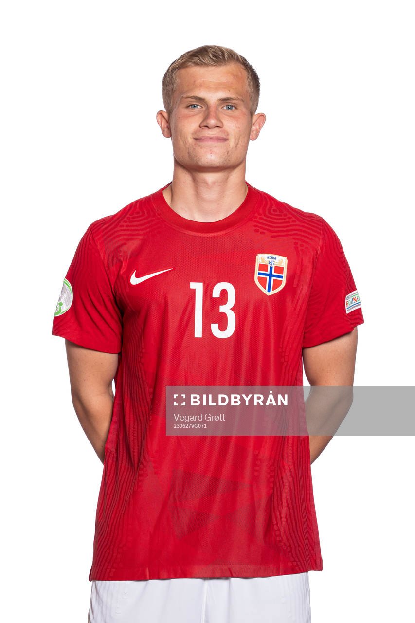 Aleksander Andresen of the Norwegian U19 national football