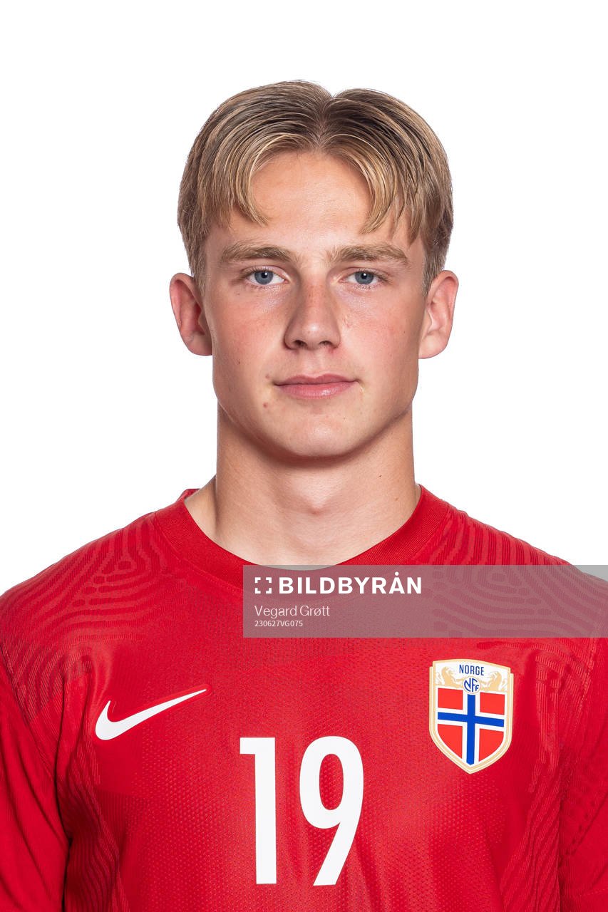 Benjamin Faraas of the Norwegian U19 national football team