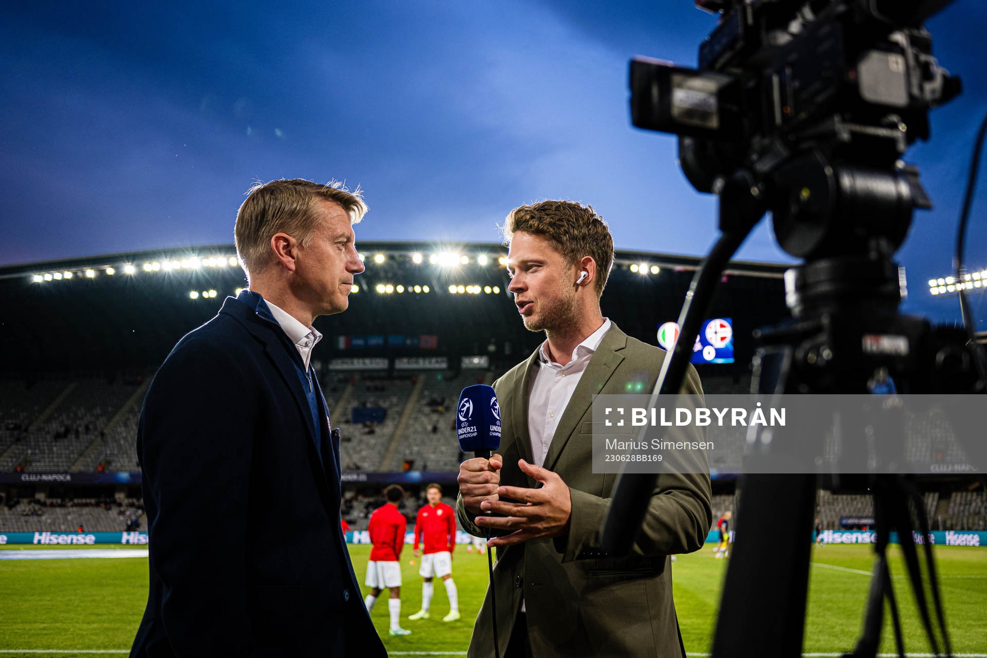 Leif Gunnar Smerud, head coach of Norway, and Joachim