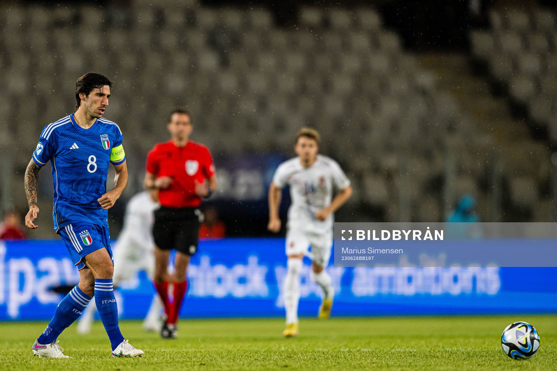 Sandro Tonali of Italy