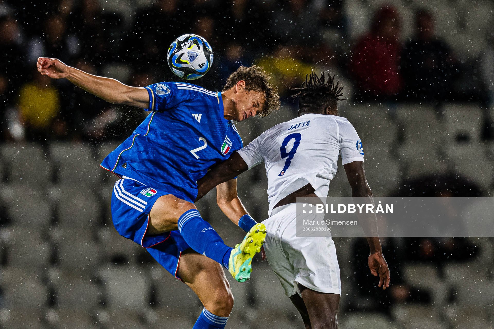 Giorgio Scalvini of Italy and Seedyahmed Tijan Jatta of