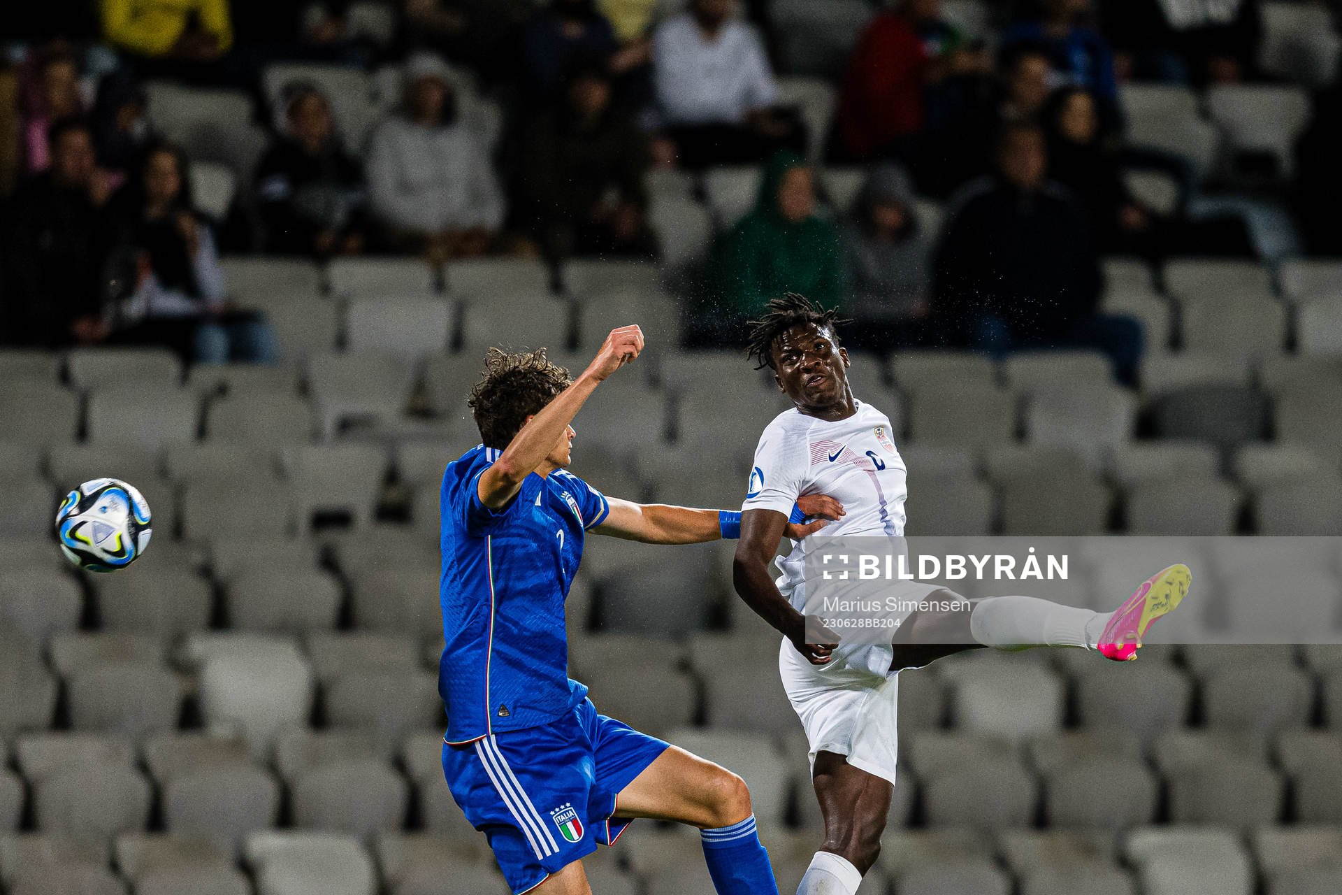 Giorgio Scalvini of Italy and Seedyahmed Tijan Jatta of