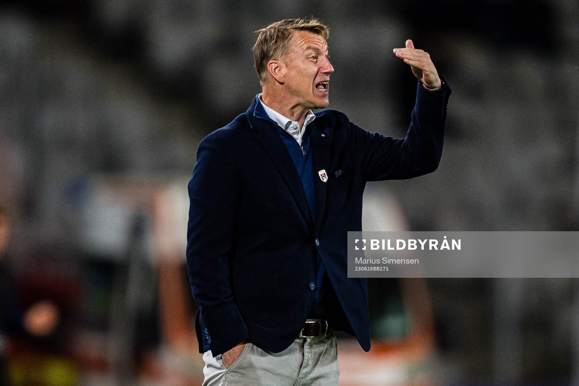 Leif Gunnar Smerud, head coach of Norway