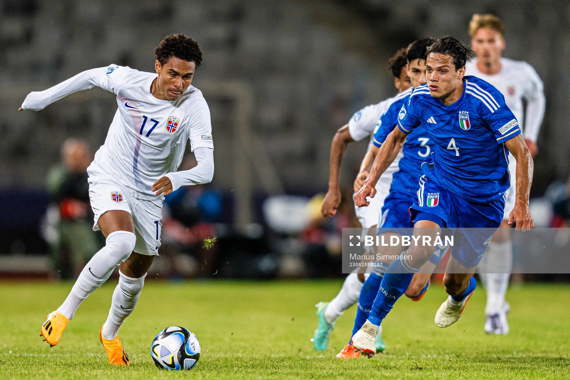 Antonio Nusa of Norway