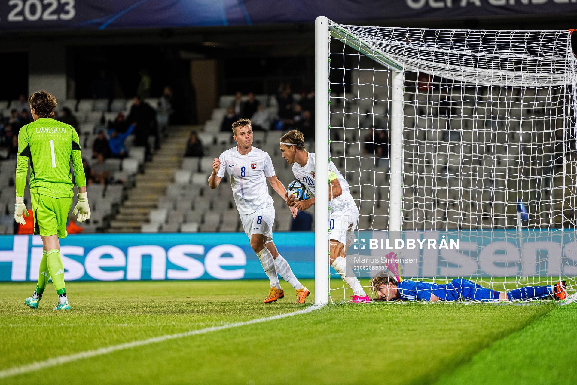 Erik Botheim of Norway celebrates