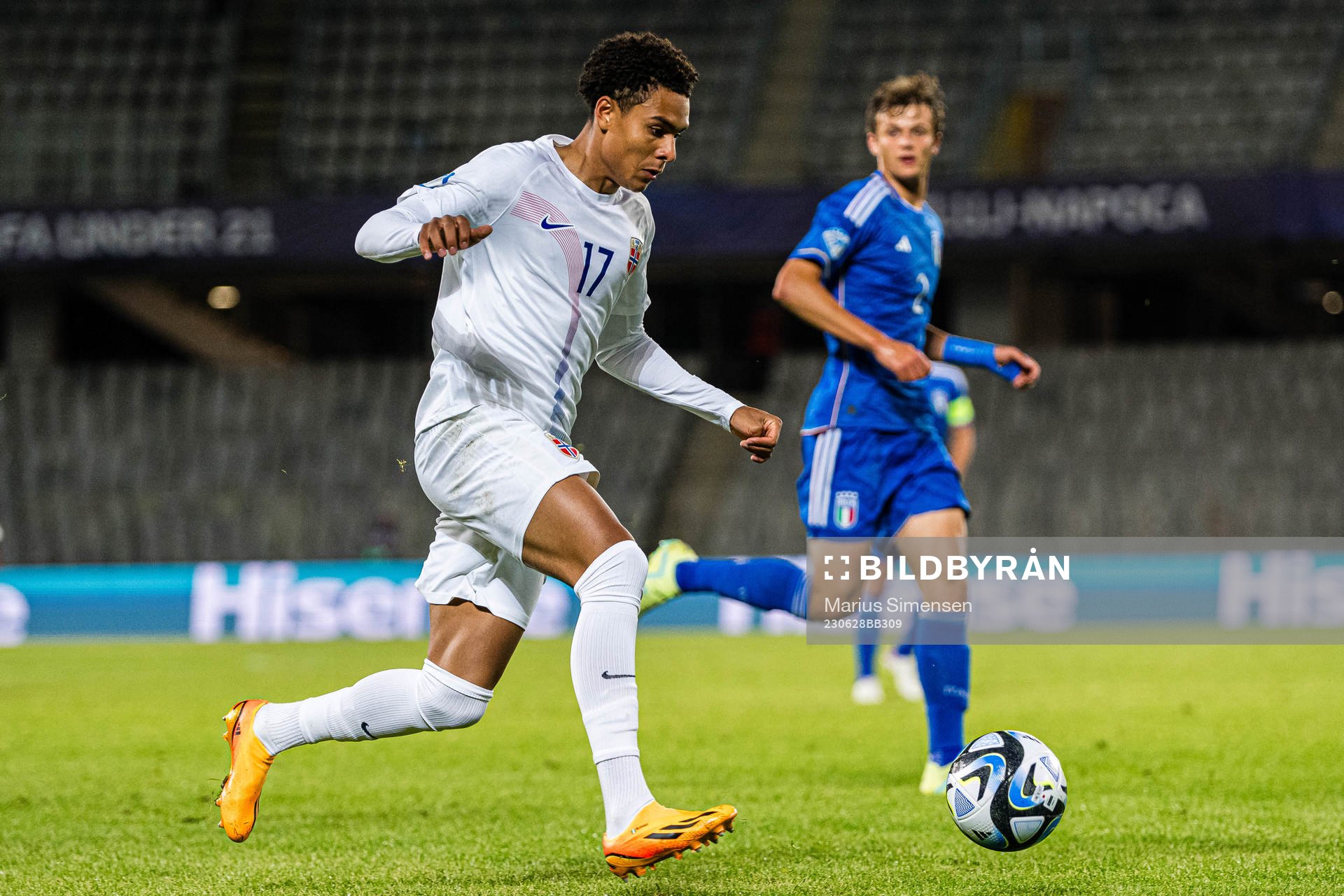 Antonio Nusa of Norway