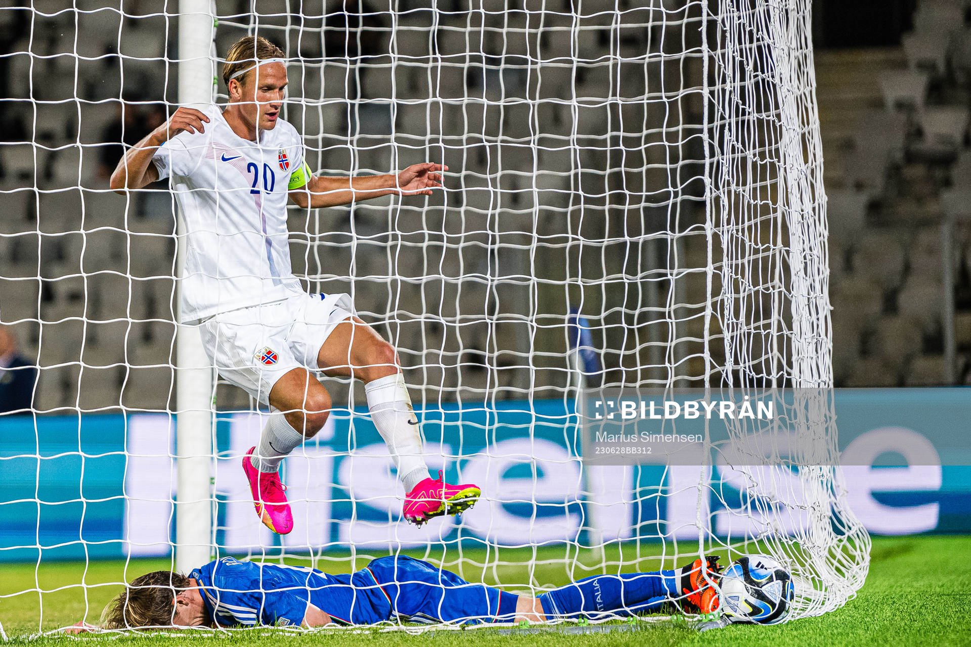 Erik Botheim of Norway celebrates