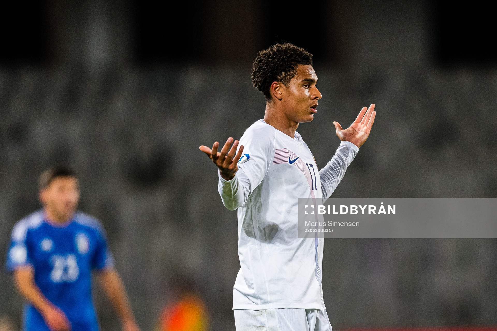 Antonio Nusa of Norway