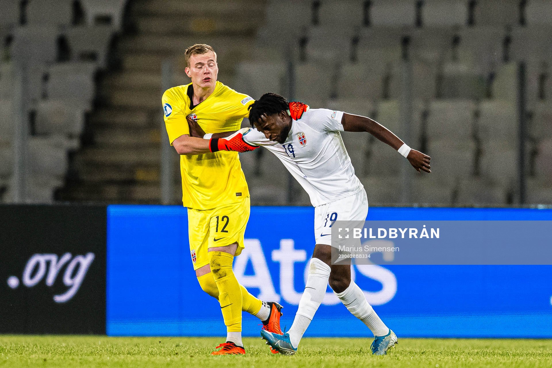 Kristoffer Klaesson and Warren Kamanzi of Norway