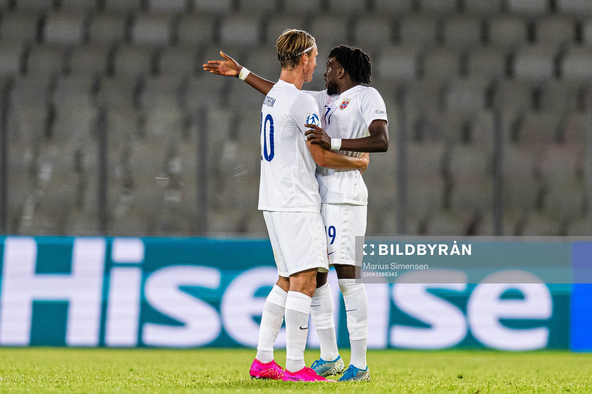 Erik Botheim and Warren Kamanzi of Norway